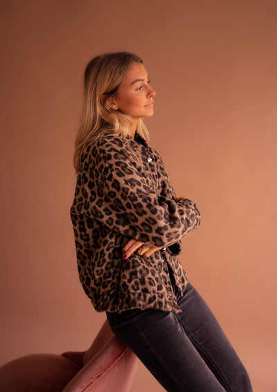 Skylar | Leopard Print Jacket