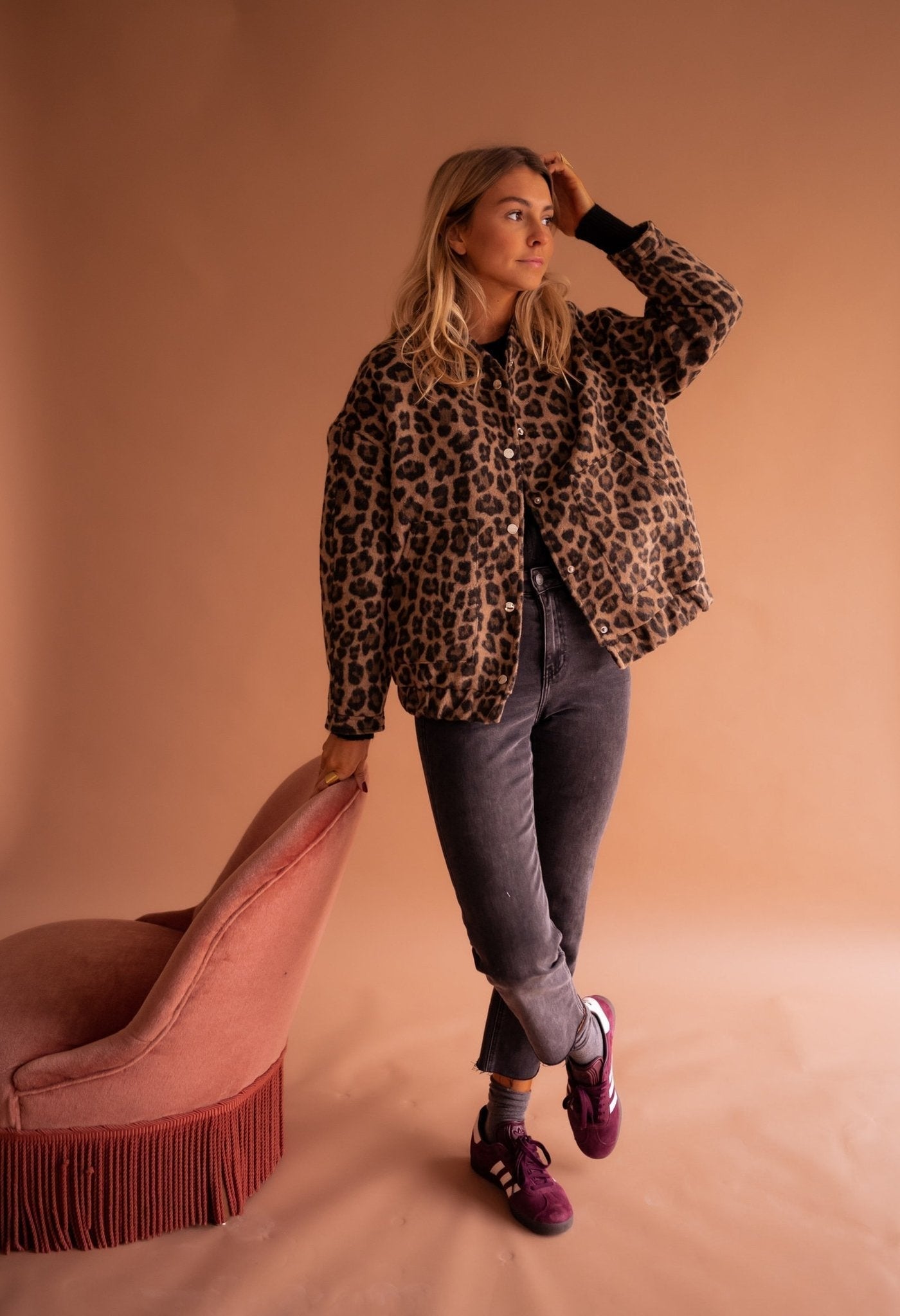 Skylar | Leopard Print Jacket